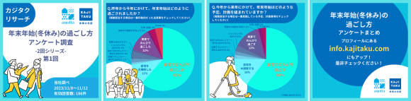 カジタク（アクティア）広報 Instagram 投稿（イメージ）