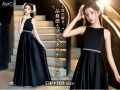 RerCuより漆黒の光沢が際立つ上品ブラックドレス新登場
