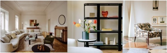 ラグジュアリーファニチャーブランド「ポルトローナ・フラウ」より、ミラノサローネで発表された、日本初登場の新作コレクションが登場