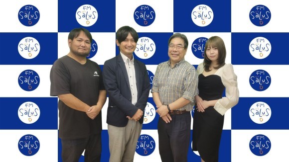 MCのTACKY様と月見おんぷ様・ストレージ王より社長の荒川と経営企画室の坂上