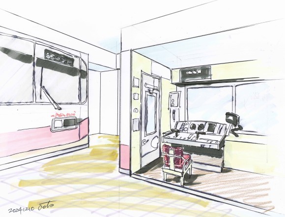 新京成電鉄８８００形トレインルーム イメージ