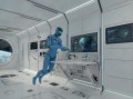 民間宇宙ステーション内の宇宙ロボットイメージ画像