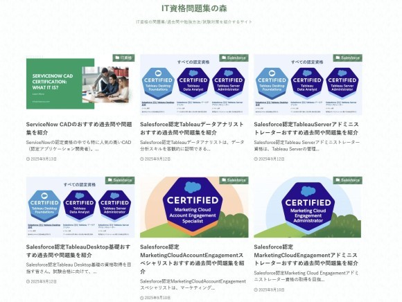 IT資格問題集の森