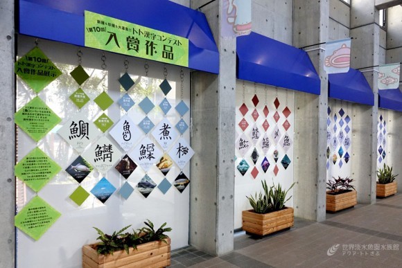 トト漢字コンテスト展示風景