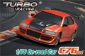 TURBO RACING 1/76 C76 Red On-road Car［ 1/76スケール C76レッド オンロードカー ］