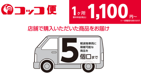 店舗で購入した商品を最短で当日にご自宅へお届け！ コメリの配送サービス”コッコ便”のサービス対応エリアに滋賀県が追加