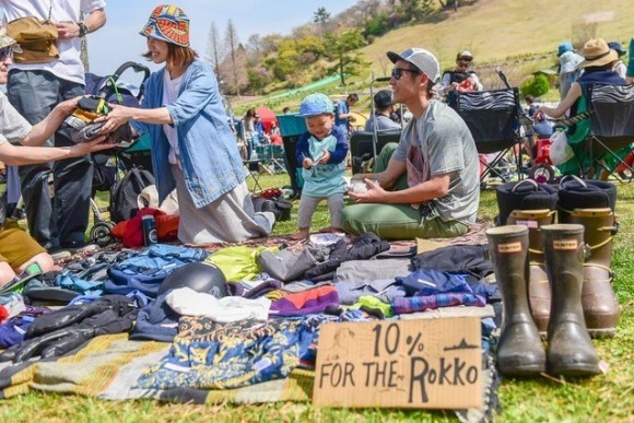 フリーマーケットの様子