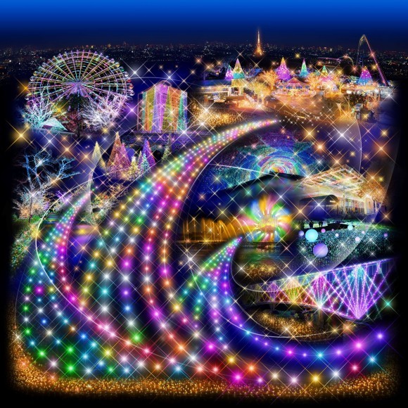 よみうりランド ジュエルミネーション2025メインビジュアル　ⒸMOTOKO ISHII LIGHTING DESIGN