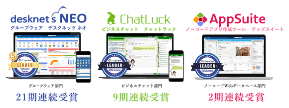 ネオジャパン、「ITreview Grid Award 2024 Summer」 最高位である「Leader」を4部門で受賞