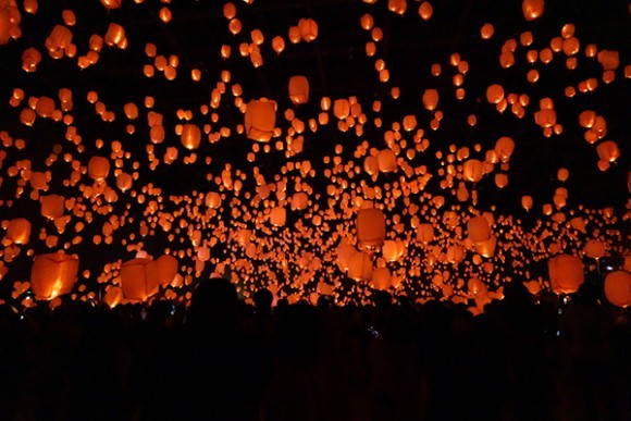 「七夕スカイランタン祭り」