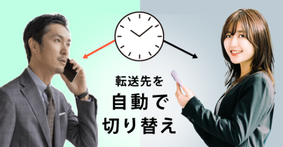 電話転送を自動に切り替えできる機能をリリースしました。