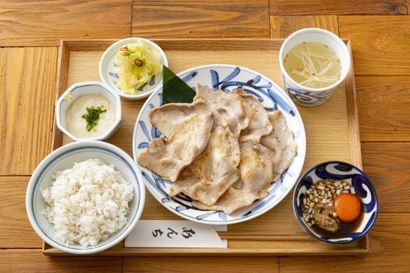 あんちすてーき　リブロース（肉増し）　豚楽亭元味　Ｂ定食