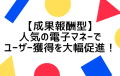 電子マネーでユーザー獲得を大幅促進！ 成果報酬型でコンバージョン率をアップできるユーザー獲得支援システム