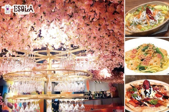【満開の桜とワインビュッフェ】ESOLA全店で『お花見ワインバル』がスタート！3/12（水）からは春季限定メニューも登場