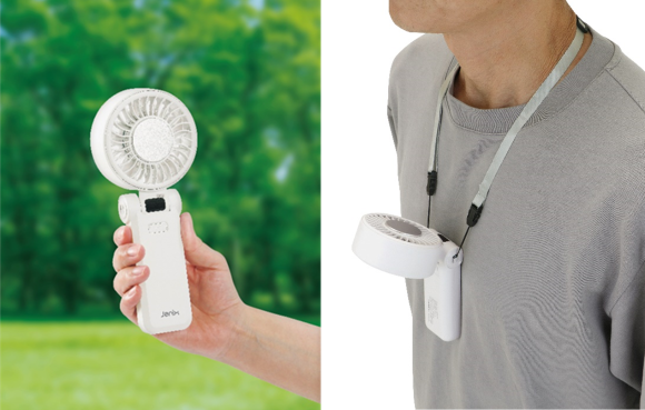 「Jenix　3WAY大風量ペルチェ冷却ハンディファン　KWZ35」を発売