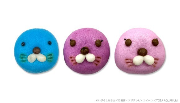 ぼのぼの×鳥羽水族館　「ラッコのお花見まんじゅう」