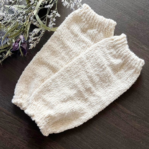 レメディガーデン無農薬和綿ガラ紡アンクルウォーマー