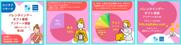 カジタク（アクティア）広報 Instagram 投稿（イメージ）