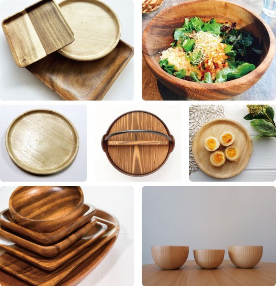 木守り専科　食器コート　使用例