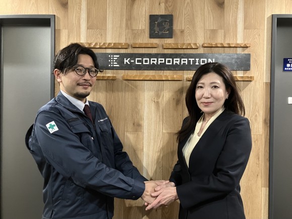 代表同士の握手