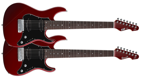 ESP SNAPPER-7 Morioka Custom "Red Garnet" & EDWARDS E-SNAPPER-7 Morioka Custom "Red Garnet"