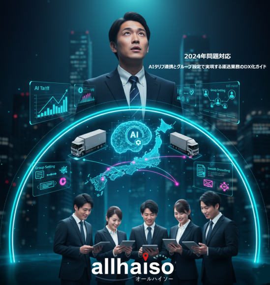 2024年問題対応：AIタリフ連携とグループ設定で実現する運送業務のDX化ガイド