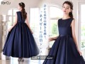 舞台で映える深みネイビー RerCuから上品さを纏う新作子ども用フォーマルドレス発売