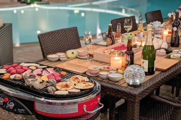 「プールサイドBBQご宿泊・日帰りプラン」イメージ