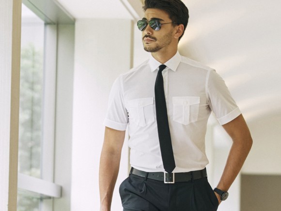 decollouomo半袖シャツ