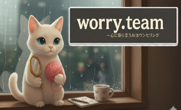 雨、やまないね…。あのね、ボク、話を聞くのは得意なんだ。