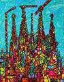 "Sagrada Familia" Koichi Matsuda（acrylic on canvas 2023）