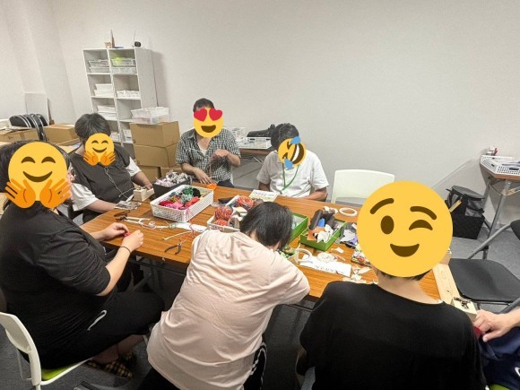 アクセサリー作成講座です。　