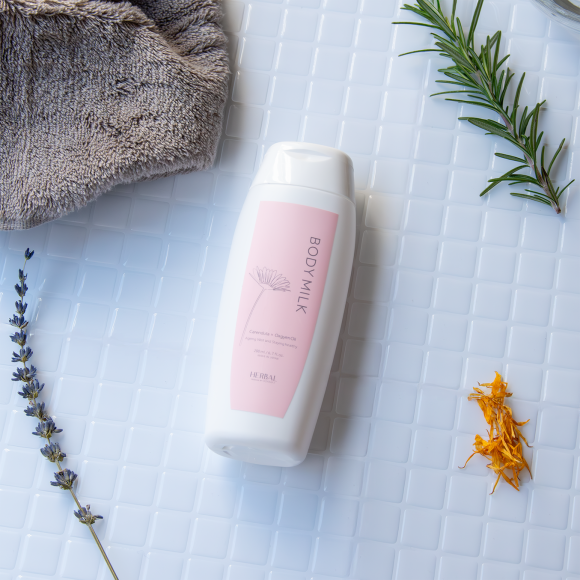 ハーバル ボディミルクとハーブ