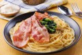 世界で唯一！有名豚骨ラーメン店の秘伝スープを使った新感覚パスタ「とんこつカルボ」専門店がマルエイガレリアにNEW OPEN