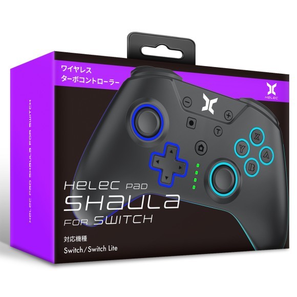 Switch対応のワイヤレスコントローラー 「HELEC PAD SHAULA  FOR SWITCH」