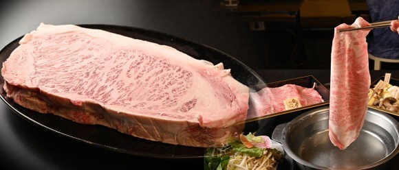 贅沢な知床和牛のしゃぶしゃぶ