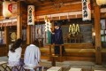 八重垣神社でのご祈祷の様子