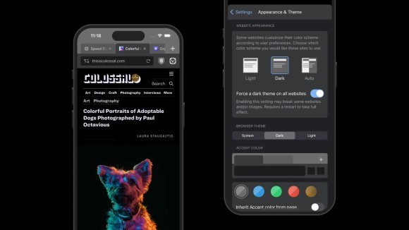 iOS 版 Vivaldi 6.6：もっとカラフルに