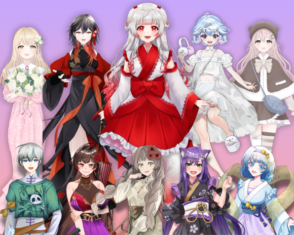 成績上位Vライバー10名