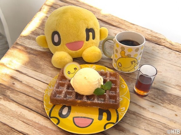 大丸神戸店の「カフェグランシェ」でonちゃんコラボメニューが登場！(C)HTB