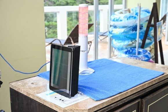 沖縄県内初導入   AI溺水検知システム「SAFESWIM」の稼働開始