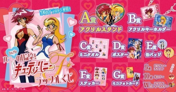 キューティーハニーF ラッフルくじ