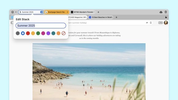 デスクトップ版 Vivaldi 7.5：カラー、明瞭さ、コントロールの向上