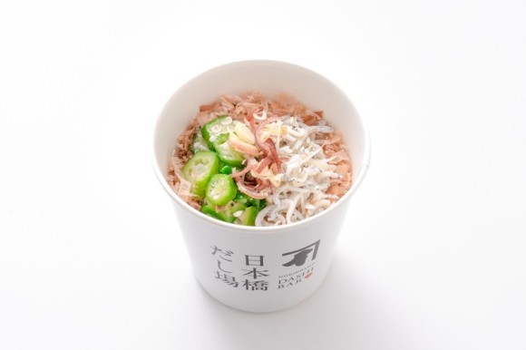 「オクラしらすのせかつぶしめし」