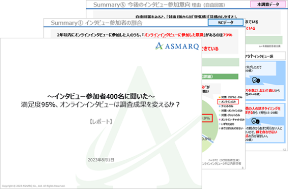 オンラインインタビュー、調査モニターはどう感じているか？～調査手法の変化が与える影響とは～