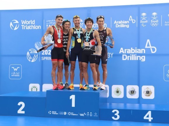 アジアトライアスロンスプリント選手権 （2023/アル・コバール）で3位