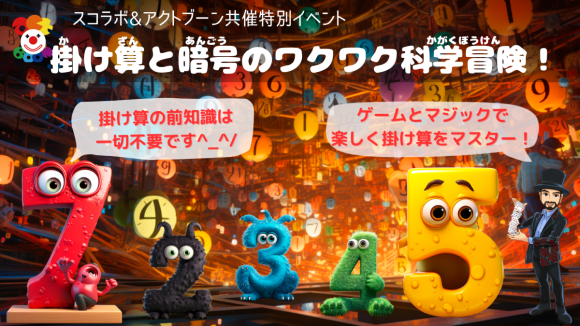 かけ算と暗号のワクワク科学冒険