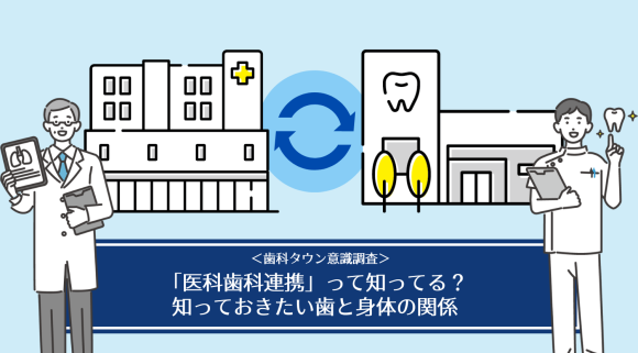 ＜歯科タウン意識調査＞「医科歯科連携」って知ってる？知っておきたい歯と身体の関係