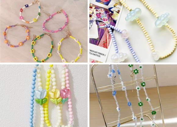 ビーズストラップ