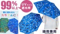 UVカット、遮光率99％以上、水に濡れるとカラフルになる傘｢パラソルマジック」